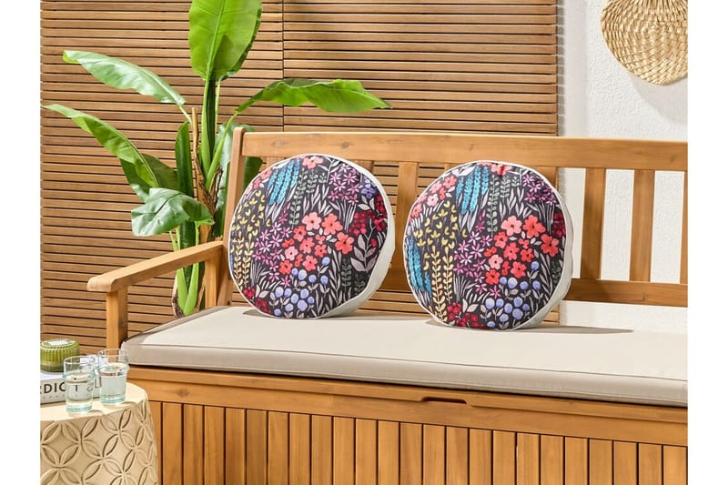 Sylvan Lake Ulkotyyny 40 cm Pyöreä - Musta - Huonekalut - Pöytä & ruokailuryhmä - Sohvapöytä