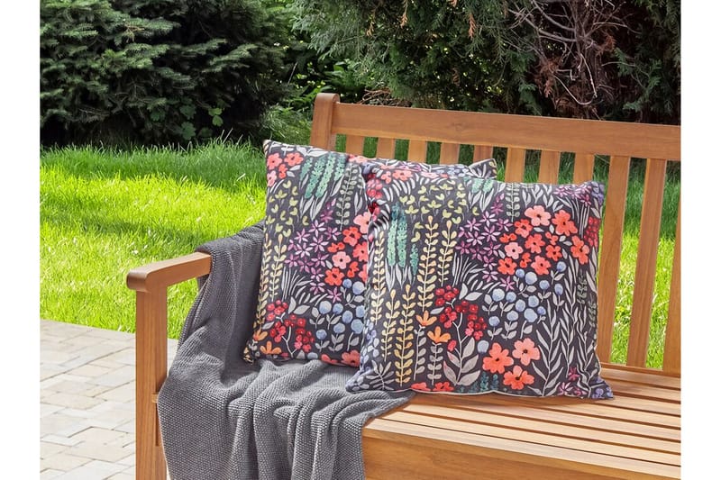 Sylvan Lake Ulkotyyny 45x45 cm - Musta - Kodintekstiilit & matot - Tyyny & torkkupeitto - Ulkotyyny