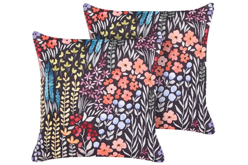 Sylvan Lake Ulkotyyny 45x45 cm - Musta - Kodintekstiilit & matot - Tyyny & torkkupeitto - Ulkotyyny