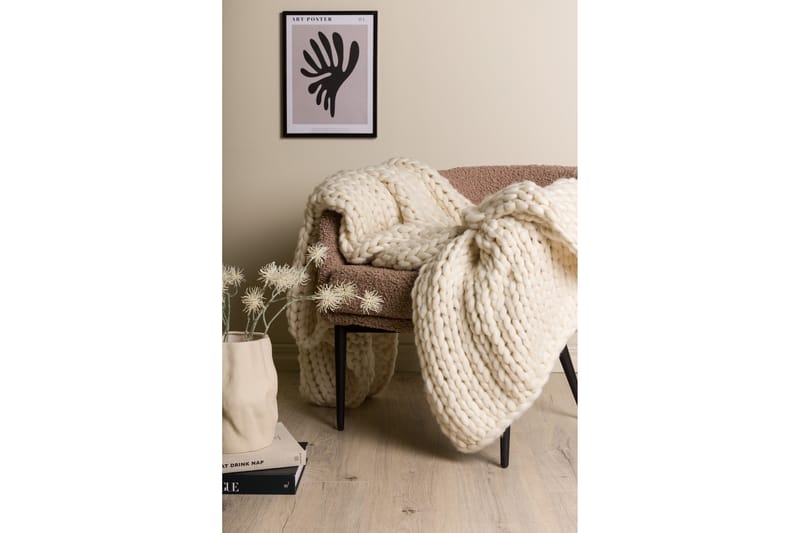 Kate-viltti 130x170 cm - Beige - Kodintekstiilit & matot - Tyyny & torkkupeitto - Torkkupeitto & viltti - Sherpapeitto