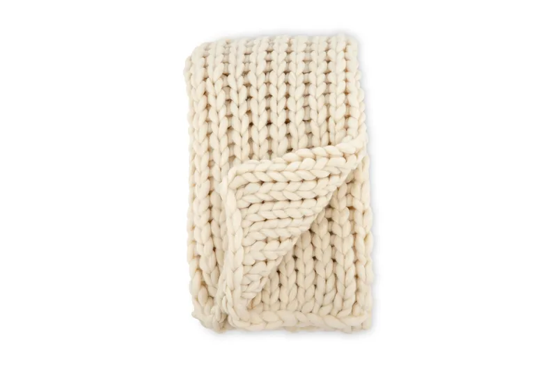 Kate-viltti 130x170 cm - Beige - Kodintekstiilit & matot - Tyyny & torkkupeitto - Torkkupeitto & viltti - Sherpapeitto