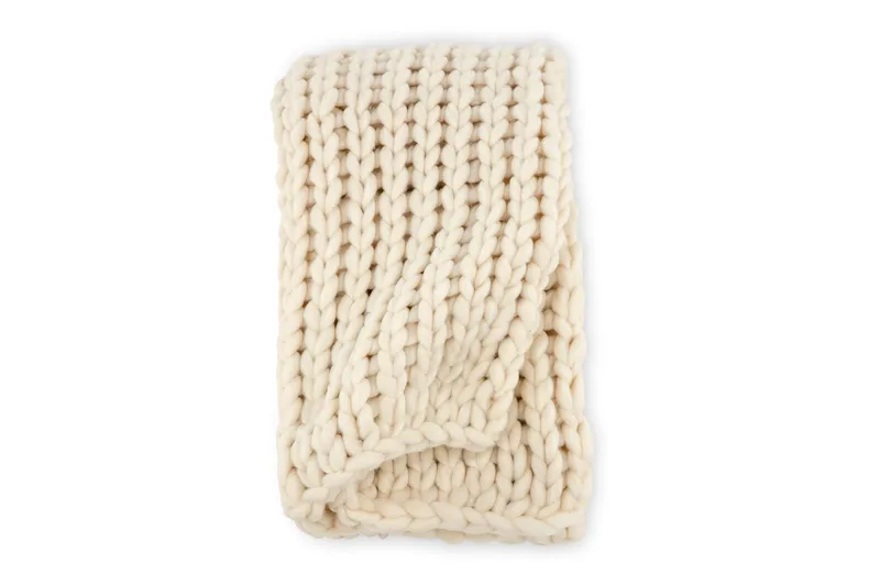 Kate-viltti 130x170 cm - Beige - Kodintekstiilit & matot - Tyyny & torkkupeitto - Torkkupeitto & viltti - Sherpapeitto