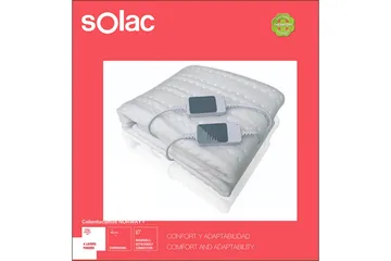 Lämpöpatja Solac Norja+ 120W - Kodintekstiilit & matot - Tyyny & torkkupeitto - Torkkupeitto & viltti - Lämpöhuopa