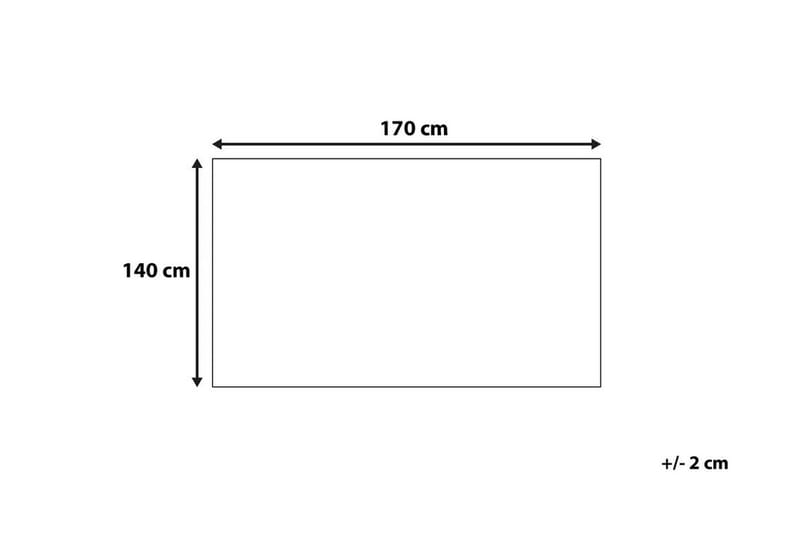 Peitto Aydia 140x170 cm - Harmaa - Kodintekstiilit & matot - Tyyny & torkkupeitto - Torkkupeitto & viltti