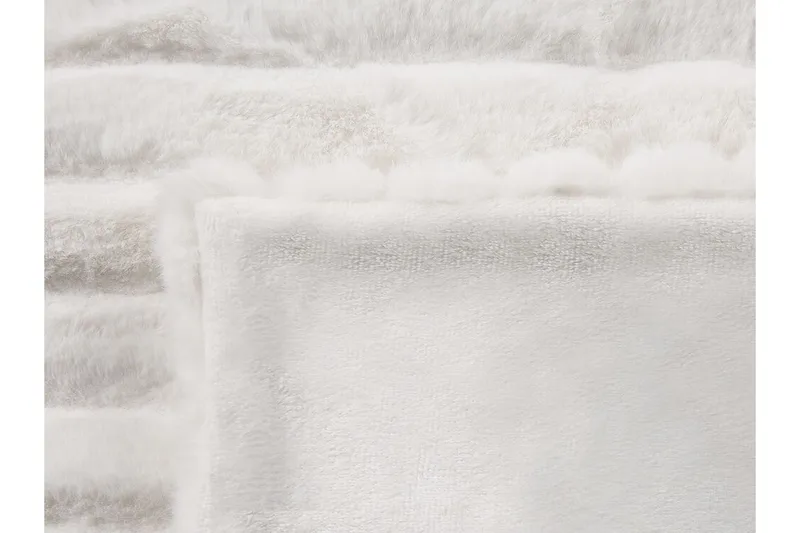 Peitto Sharrow 150x200 cm Kaksipuolinen - Valkoinen - Kodintekstiilit & matot - Tyyny & torkkupeitto - Torkkupeitto & viltti - Sherpapeitto