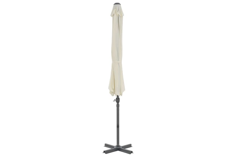 Riippuva aurinkovarjo alumiinipylväällä 300 cm hiekka - Beige - Kodintekstiilit & matot - Tyyny & torkkupeitto - Torkkupeitto & viltti - Sherpapeitto