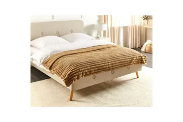 Sängynpeite Rakya Ruskea, 150x200 cm - Ruskea, 150x200 cm - Kodintekstiilit & matot - Tyyny & torkkupeitto - Torkkupeitto & viltti - Sherpapeitto