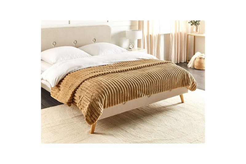 Sängynpeite Rakya Ruskea, 200x220 cm - Ruskea, 200x220 cm - Kodintekstiilit & matot - Tyyny & torkkupeitto - Torkkupeitto & viltti - Sherpapeitto