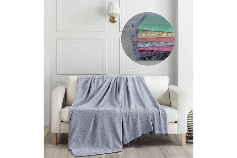 Sohvasuoja Athodna Harmaa - Harmaa - Kodintekstiilit & matot - Tyyny & torkkupeitto - Torkkupeitto & viltti - Sherpapeitto