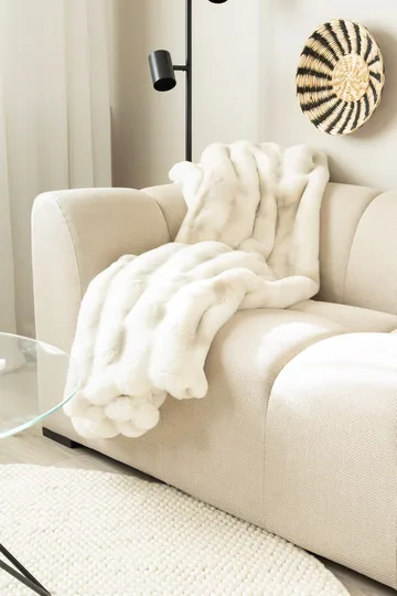 Torkkupeitto Åre 130x170 cm - Beige - Kodintekstiilit & matot - Tyyny & torkkupeitto - Torkkupeitto & viltti - Sherpapeitto