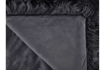 Torkkupeitto 200 x 220 cm Musta DELICE - Musta - Kodintekstiilit & matot - Tyyny & torkkupeitto - Torkkupeitto & viltti - Sherpapeitto