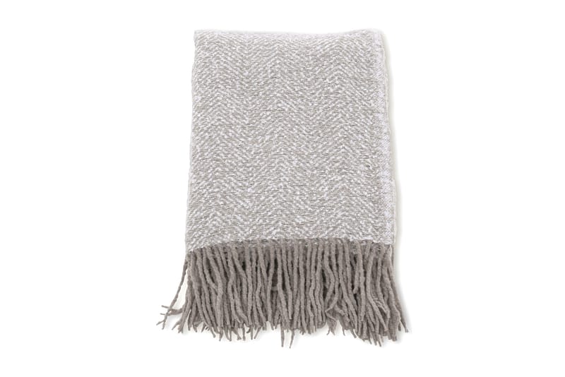 Torkkupeitto Edwand 130x170 cm - Harmaa/Valkoinen - Kodintekstiilit & matot - Tyyny & torkkupeitto - Torkkupeitto & viltti - Sherpapeitto
