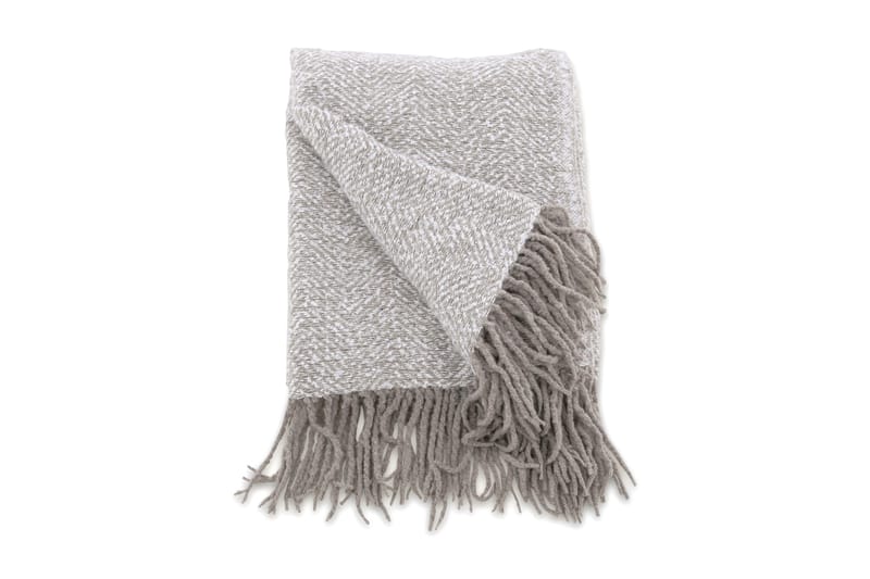 Torkkupeitto Edwand 130x170 cm - Harmaa/Valkoinen - Kodintekstiilit & matot - Tyyny & torkkupeitto - Torkkupeitto & viltti - Sherpapeitto