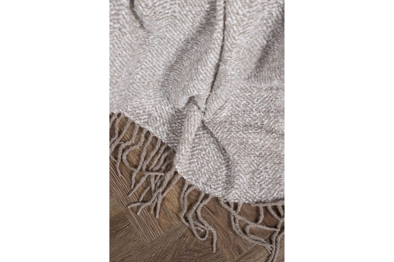 Torkkupeitto Edwand 130x170 cm - Harmaa/Valkoinen - Kodintekstiilit & matot - Tyyny & torkkupeitto - Torkkupeitto & viltti - Sherpapeitto
