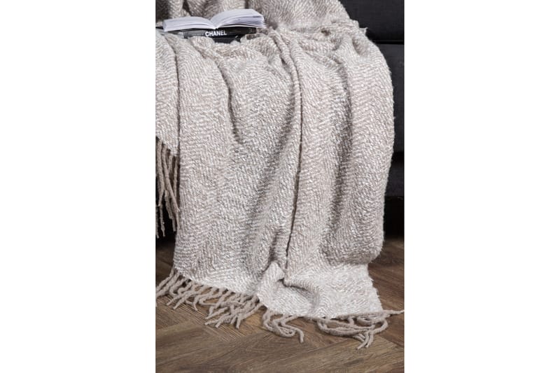 Torkkupeitto Edwand 130x170 cm - Harmaa/Valkoinen - Kodintekstiilit & matot - Tyyny & torkkupeitto - Torkkupeitto & viltti - Sherpapeitto