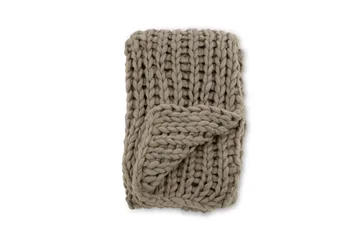 Torkkupeitto Kate 130x170 cm - Ruskea - Kodintekstiilit & matot - Tyyny & torkkupeitto - Torkkupeitto & viltti - Sherpapeitto