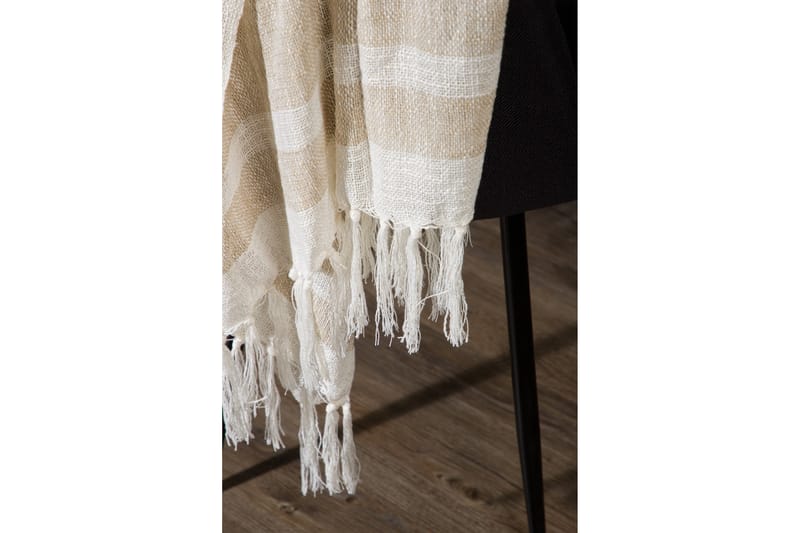 Torkkupeitto Sandy 130x170 cm - Luonnonvalkoinen/beige/ruskea - Kodintekstiilit & matot - Tyyny & torkkupeitto - Torkkupeitto & viltti - Sherpapeitto