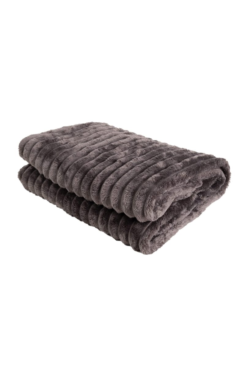 Torkkupeitto Stripe 130x170 cm - Grafiitti - Kodintekstiilit & matot - Tyyny & torkkupeitto - Torkkupeitto & viltti - Sherpapeitto