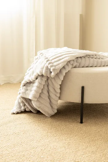 Torkkupeitto Stripe 130x170 cm - Hopea - Kodintekstiilit & matot - Tyyny & torkkupeitto - Torkkupeitto & viltti - Sherpapeitto
