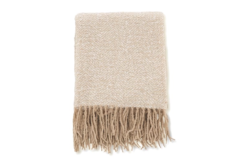 Torkkupeitto Toby 130x170 cm - Beige/Valkoinen - Kodintekstiilit & matot - Tyyny & torkkupeitto - Torkkupeitto & viltti - Sherpapeitto