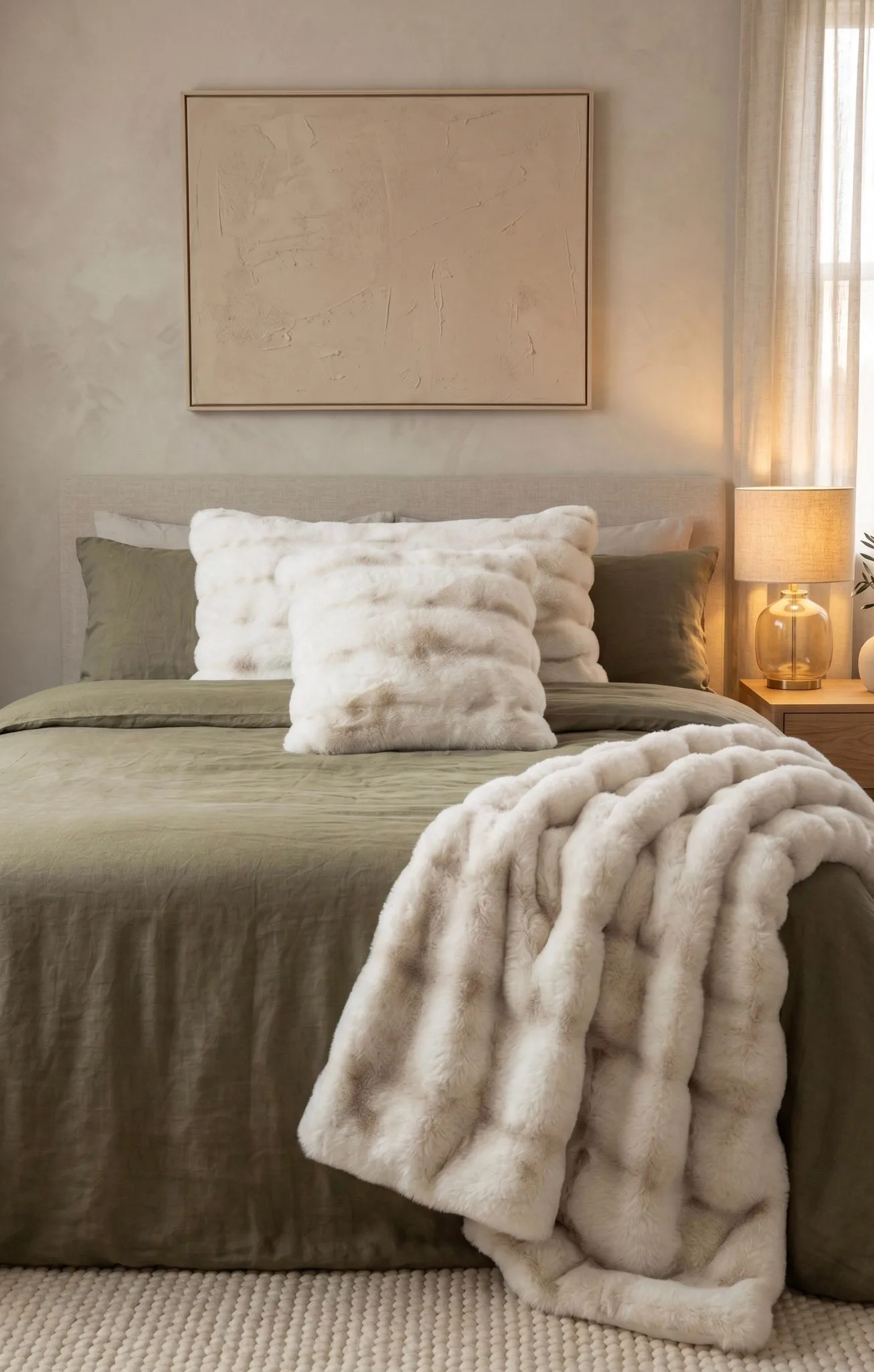 Torkkupeitto Åre 150x220 cm - Beige
