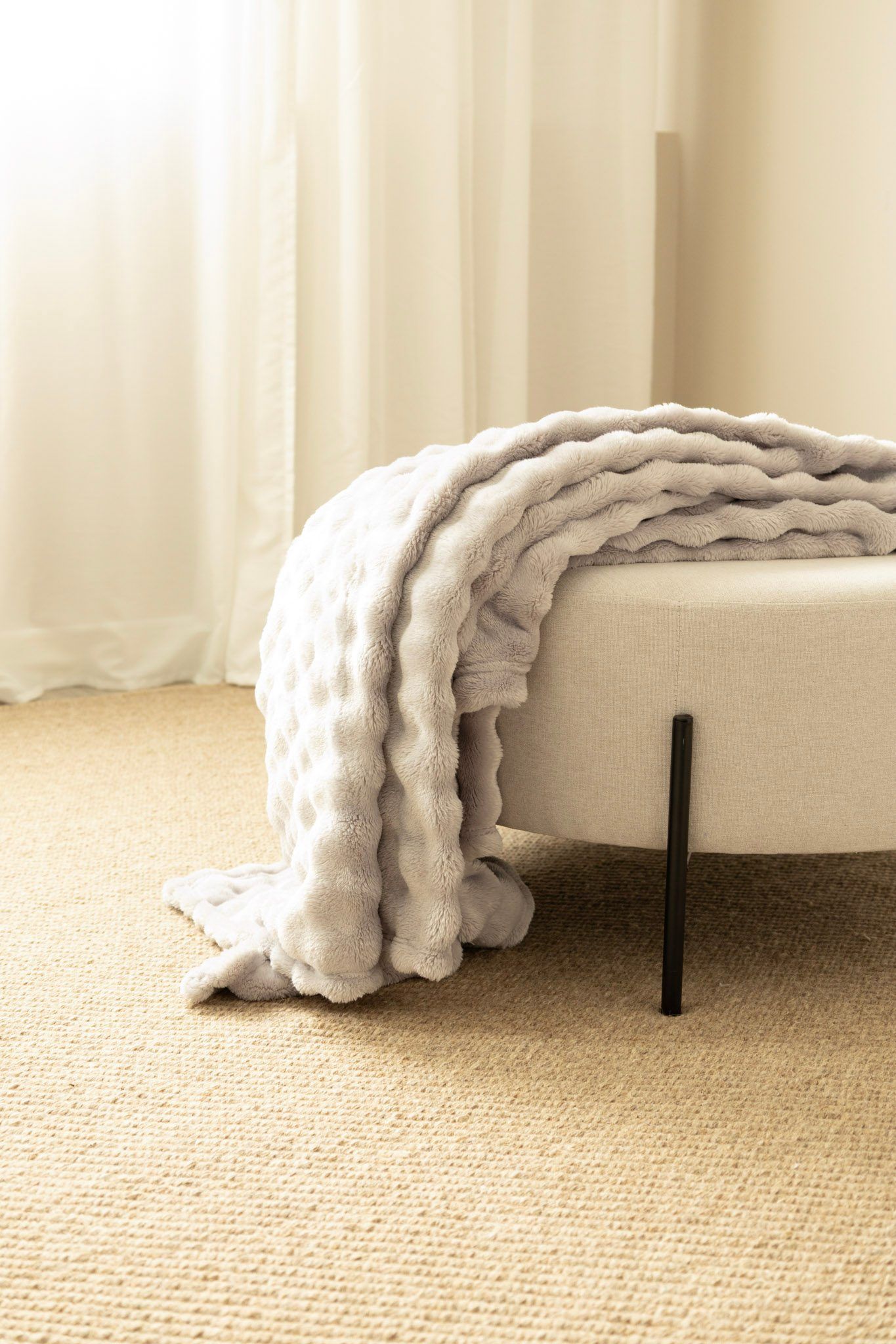 Torkkupeitto Pom Pom 150x220 cm - Hopea