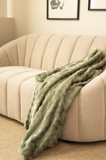 Torkkupeitto Pom Pom 130x170 cm - Vihreä - Kodintekstiilit & matot - Tyyny & torkkupeitto - Torkkupeitto & viltti - Sherpapeitto