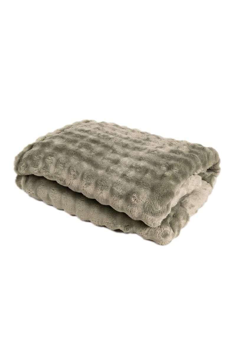 Torkkupeitto Pom Pom 130x170 cm - Vihreä - Kodintekstiilit & matot - Tyyny & torkkupeitto - Torkkupeitto & viltti - Sherpapeitto