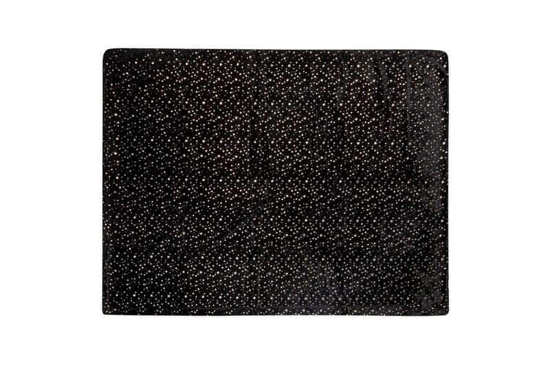 Viltti Alazeya Musta/Kulta, 130x180 cm - Musta/Kulta, 130x180 cm - Kodintekstiilit & matot - Tyyny & torkkupeitto - Torkkupeitto & viltti - Sherpapeitto