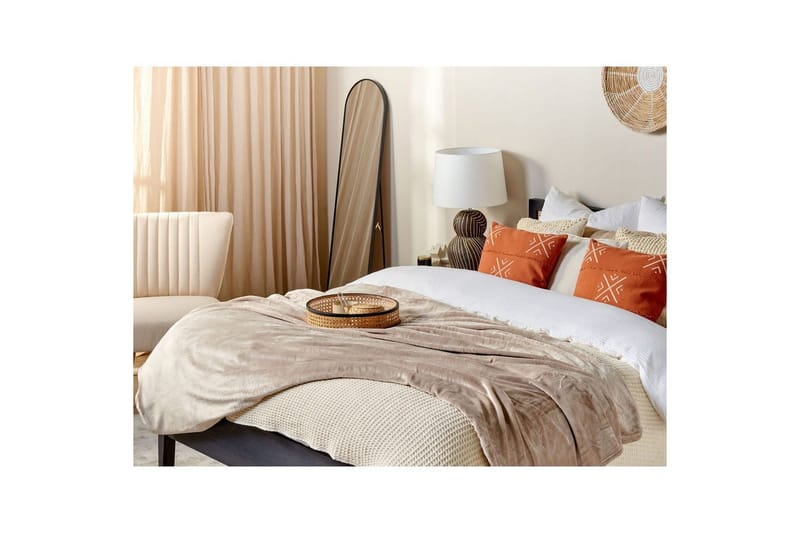 Viltti Bayburt Beige, 150x200 cm - Beige, 150x200 cm - Kodintekstiilit & matot - Tyyny & torkkupeitto - Torkkupeitto & viltti - Sherpapeitto