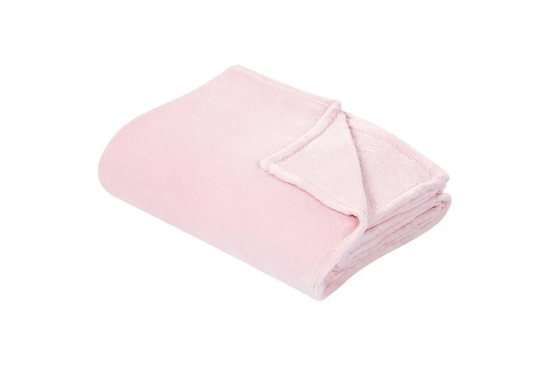 Viltti Bayburt Vaaleanpunainen, 200x220 cm - Vaaleanpunainen, 200x220 cm - Kodintekstiilit & matot - Tyyny & torkkupeitto - Torkkupeitto & viltti - Sherpapeitto