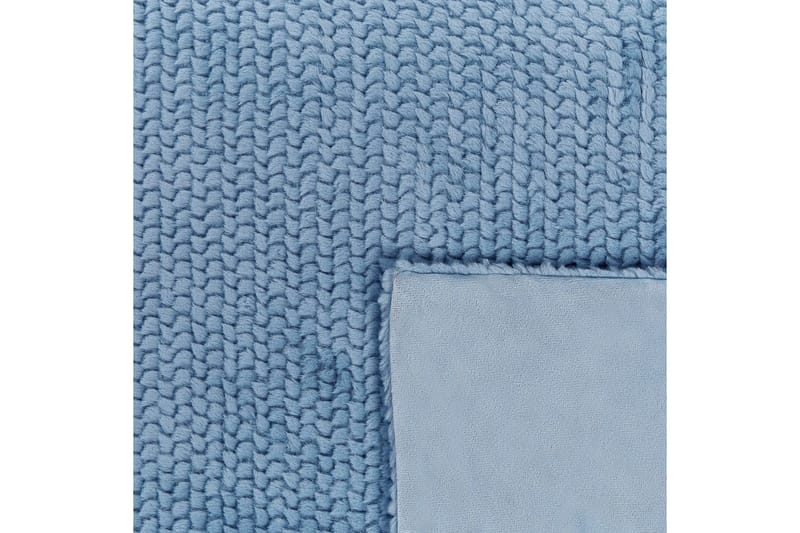 Viltti Bjas Sininen, 150x200 cm - Sininen, 150x200 cm - Kodintekstiilit & matot - Tyyny & torkkupeitto - Torkkupeitto & viltti - Sherpapeitto