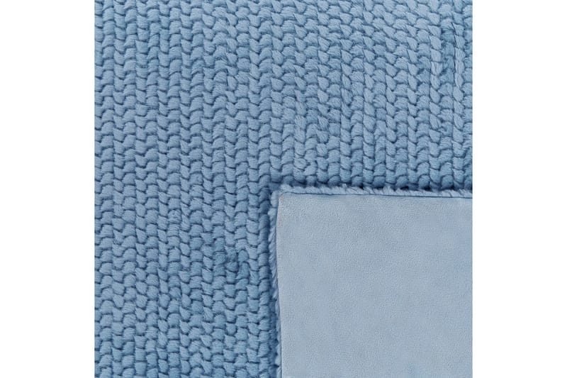 Viltti Bjas Sininen, 200x220 cm - Sininen, 200x220 cm - Kodintekstiilit & matot - Tyyny & torkkupeitto - Torkkupeitto & viltti - Sherpapeitto