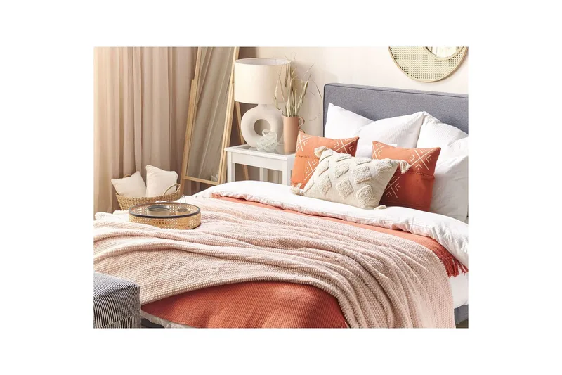 Viltti Bjas Vaaleanpunainen, 150x200 cm - Vaaleanpunainen, 150x200 cm - Kodintekstiilit & matot - Tyyny & torkkupeitto - Torkkupeitto & viltti - Sherpapeitto