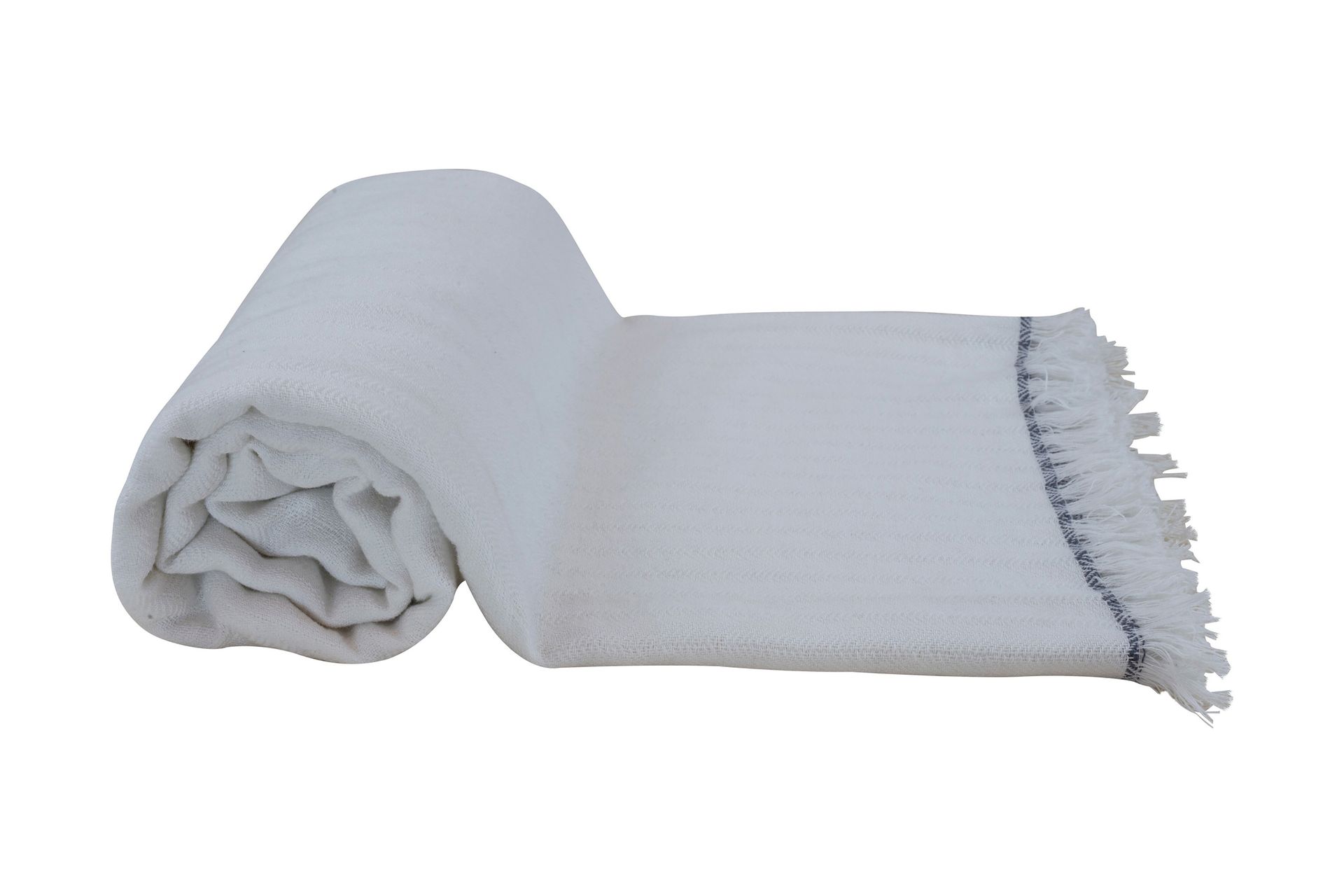 Viltti Canasta Valkoinen - Borås Cotton - Kodintekstiilit & matot - Tyyny & torkkupeitto - Torkkupeitto & viltti