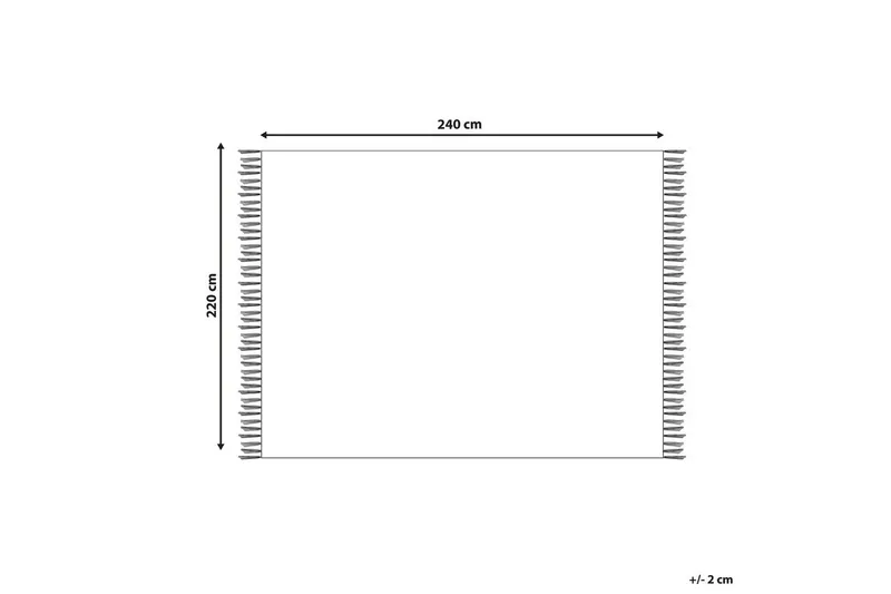 Viltti Chack Harmaa/musta, 220x240 cm - Harmaa/musta, 220x240 cm - Kodintekstiilit & matot - Tyyny & torkkupeitto - Torkkupeitto & viltti - Sherpapeitto