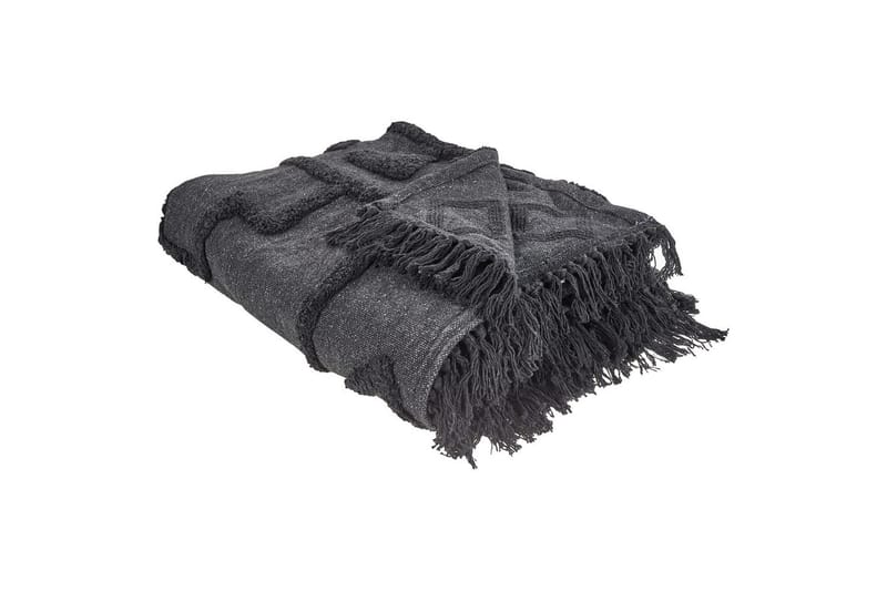 Viltti Chack Harmaa/musta, 220x240 cm - Harmaa/musta, 220x240 cm - Kodintekstiilit & matot - Tyyny & torkkupeitto - Torkkupeitto & viltti - Sherpapeitto