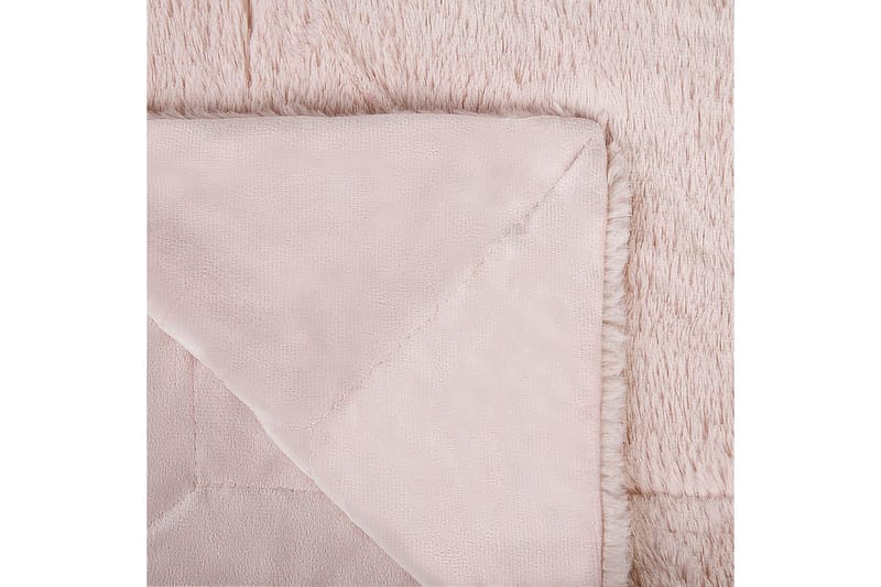 Viltti Gelik Vaaleanpunainen - Vaaleanpunainen - Kodintekstiilit & matot - Tyyny & torkkupeitto - Torkkupeitto & viltti - Sherpapeitto