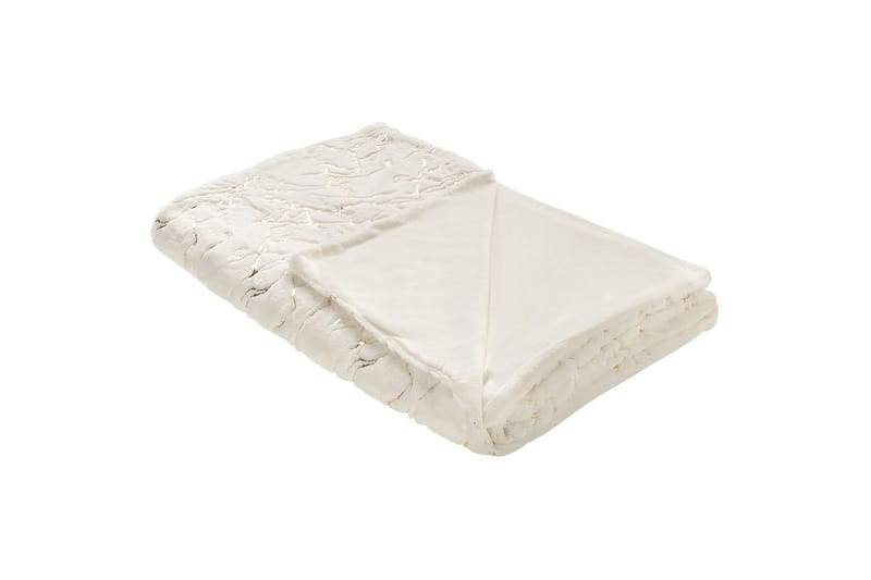 Viltti Godavari Beige/kulta, 130x180 cm - Beige/kulta, 130x180 cm - Kodintekstiilit & matot - Tyyny & torkkupeitto - Torkkupeitto & viltti - Sherpapeitto