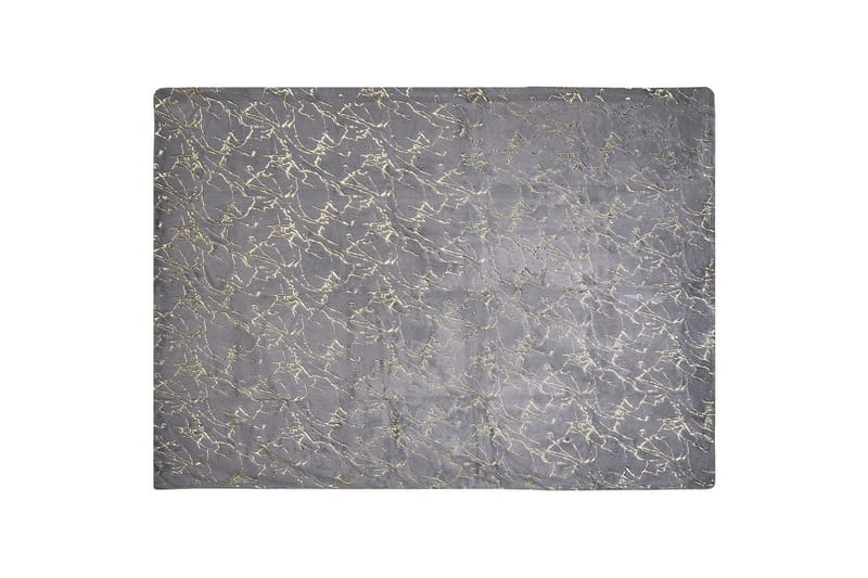 Viltti Godavari Harmaa/kulta, 150x200 cm - Harmaa/kulta, 150x200 cm - Kodintekstiilit & matot - Tyyny & torkkupeitto - Torkkupeitto & viltti - Sherpapeitto