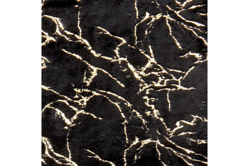 Viltti Godavari Musta/Kulta, 130x180 cm - Musta/Kulta, 130x180 cm - Kodintekstiilit & matot - Tyyny & torkkupeitto - Torkkupeitto & viltti - Sherpapeitto