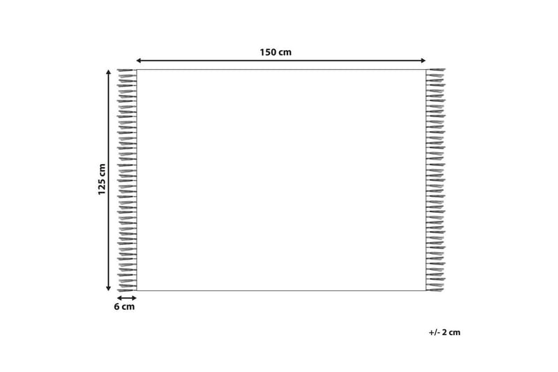 Viltti Mityal Beige/harmaa - Beige/harmaa - Kodintekstiilit & matot - Tyyny & torkkupeitto - Torkkupeitto & viltti - Sherpapeitto