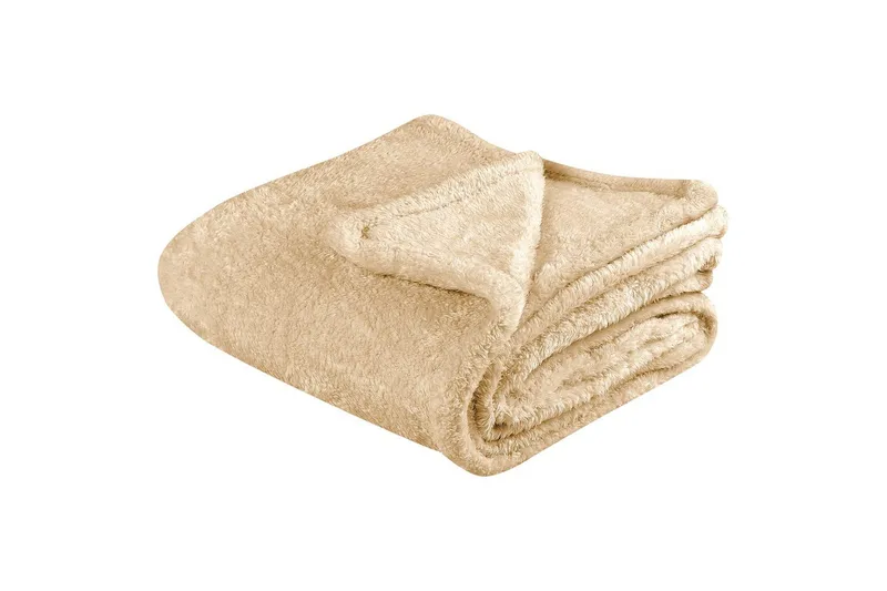 Viltti Namdu Beige - Beige - Kodintekstiilit & matot - Tyyny & torkkupeitto - Torkkupeitto & viltti - Sherpapeitto