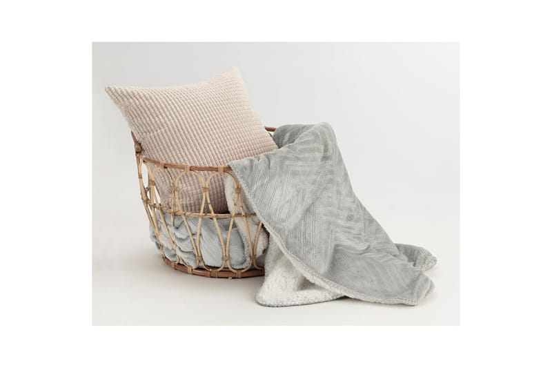 Viltti Sherpa 130 x 170 cm - Harmaa - Kodintekstiilit & matot - Tyyny & torkkupeitto - Torkkupeitto & viltti - Sherpapeitto