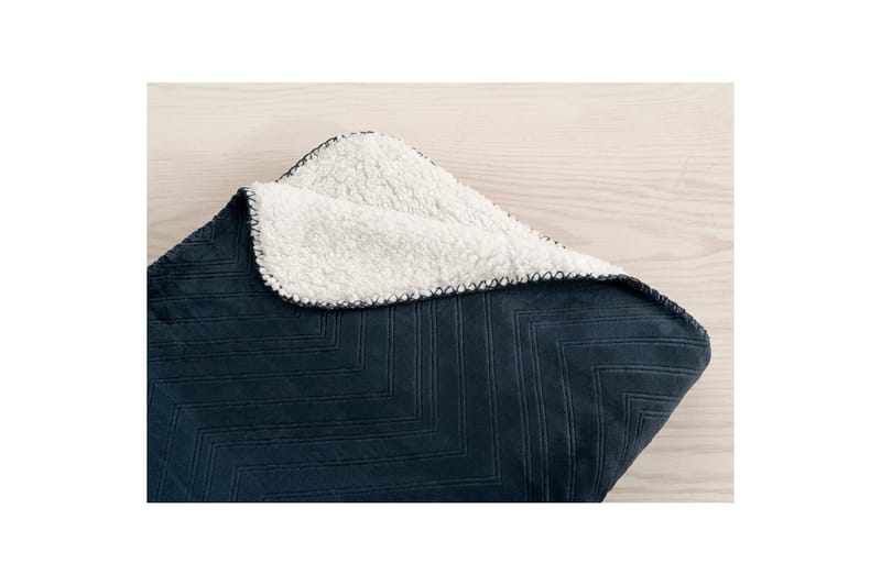 Viltti Sherpa 130 x 170 cm - Merensininen - Kodintekstiilit & matot - Tyyny & torkkupeitto - Torkkupeitto & viltti - Sherpapeitto
