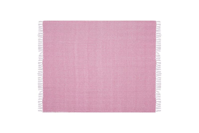 Viltti Tangier Vaaleanpunainen/Valkoinen - Vaaleanpunainen/Valkoinen - Kodintekstiilit & matot - Tyyny & torkkupeitto - Torkkupeitto & viltti - Sherpapeitto