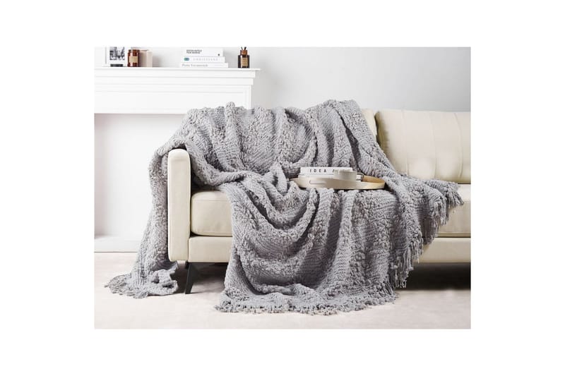 Viltti Vella Harmaa, 220x240 cm - Harmaa, 220x240 cm - Kodintekstiilit & matot - Tyyny & torkkupeitto - Torkkupeitto & viltti - Sherpapeitto