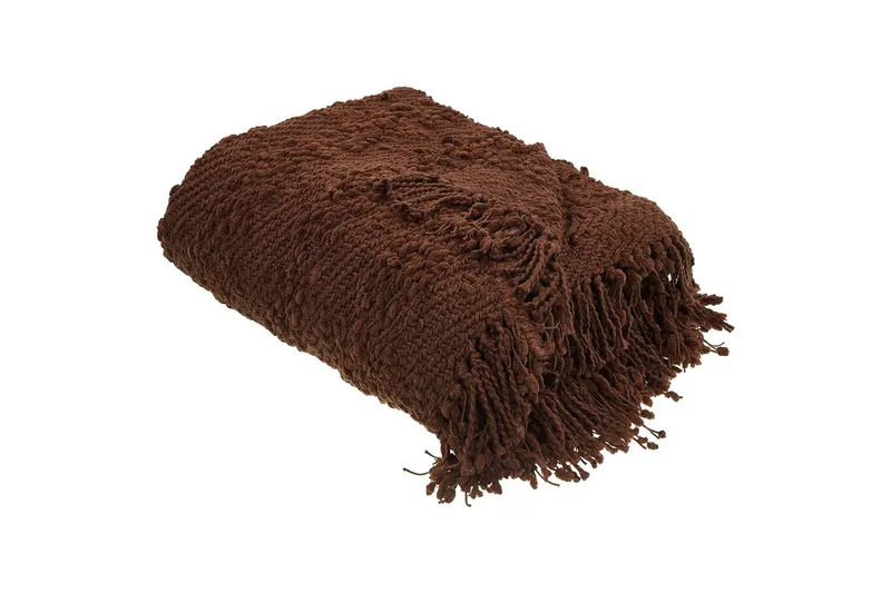 Viltti Vella Ruskea, 220x240 cm - Ruskea, 220x240 cm - Kodintekstiilit & matot - Tyyny & torkkupeitto - Torkkupeitto & viltti - Sherpapeitto