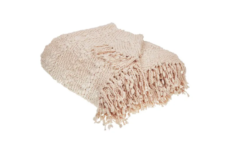 Viltti Vella Vaaleanpunainen, 150x200 cm - Vaaleanpunainen, 150x200 cm - Kodintekstiilit & matot - Tyyny & torkkupeitto - Torkkupeitto & viltti - Sherpapeitto