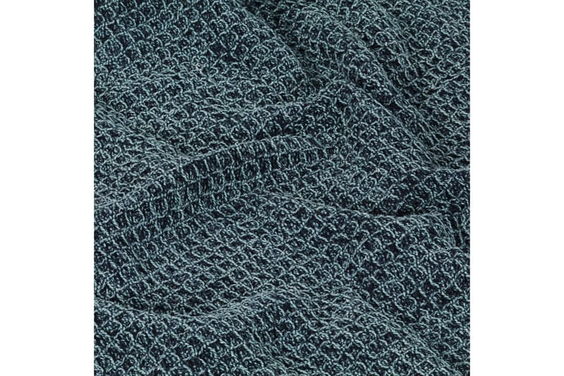 Viltti puuvilla 160x210 cm indigonsininen - Sininen - Kodintekstiilit & matot - Tyyny & torkkupeitto - Torkkupeitto & viltti - Sherpapeitto